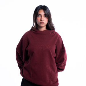 BURGUNDY HOODIE